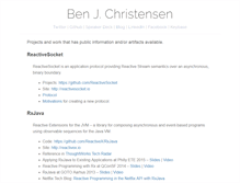 Tablet Screenshot of benjchristensen.com